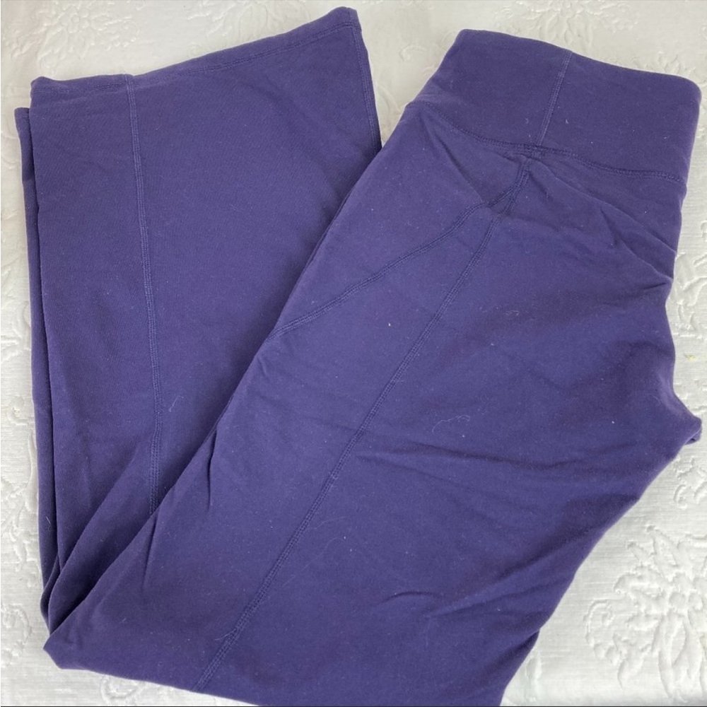 Athleta Purple Yoga Pants Size Large Petite